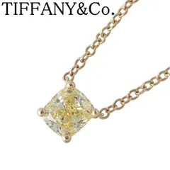 ❤️美品‼️ティファニー　ソリティア 一粒イエローゴールドダイヤモンドネックレス 楽天市場】ティファニー ネックレス 一粒ダイヤ TIFFANY&CO