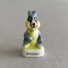 とんすけのフェーブ／うさぎ／バンビ／ディズニー／動物／フランス雑貨／陶器ミニチュア／ブロカント／ヴィンテージ／蚤の市／幸運の小さな陶器