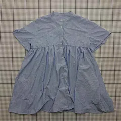 ◇ ⊂ ディスコート Discoat DCZ1031304A0002 ストライプチュニックシャツワンピース レディース E  【1511250004056】