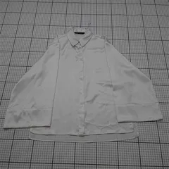 ◇ Θ ザラ ZARA 8927/399/251 XS サテンシャツ ホワイト系 レディース E  【1511120016356】