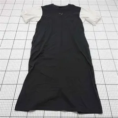 ◇ ⊂ ワンピース プーマ PUMA バイカラーワンピース ブラック系 レディース Sサイズ E  【1511120014925】