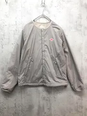 DANTON ダントン 20S-KW-001 プリマロフト インサレーション ノーカラー ナイロン ジャケット size36/グレー ◆■◎レディース
