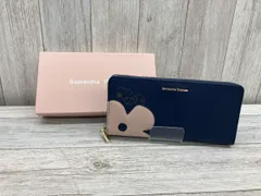 Samantha Thavasa／サマンサタバサ／長財布／フラワーガーデン／レディース／ネイビー／シボ革／2025年／箱あり／スヌーピー