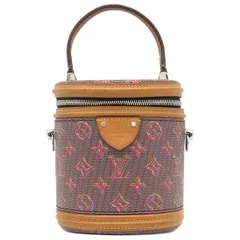 ルイヴィトン LOUIS VUITTON 2WAYバッグ LVポップ カンヌ モノグラムLVポップキャンバス ブラウン×ピンク シルバー金具 ヴァニティ ネオン モノグラム ダミエ  M55457 FL3159【中古】