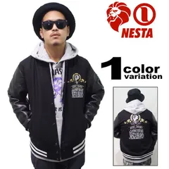 ネスタブランド ジャケット NESTA BRAND ネスタブランド スタジアム ジャケット / DANCE HALL JKT [J1413F] 【ストリート B 系 HIPHOP ヒップホップ メンズ ファッション 】のサムネイル