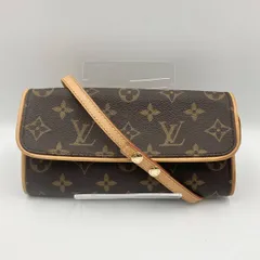 【美品】LOUIS VUITTON ルイヴィトン モノグラム ポシェットツインPM M51854 ショルダーバッグ ポーチ