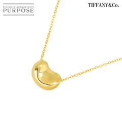 ティファニー TIFFANY&Co. ビーン ネックレス 41cm K18 YG イエローゴールド 750 Bean Necklace 90302963