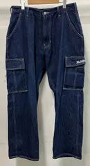 X-LARGE エクストララージ ジーンズ デニムカーゴパンツ 6ポケット ネイビー サイズ34インチ 中国製 綿100%