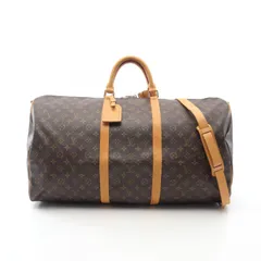 ルイ・ヴィトン LOUIS VUITTON ボストンバッグ キーポル バンドリエール60 M41412 PVCコーティングキャンバス レザー キーポル・バンドリエール60 ユニセックス Used B