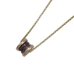 ブルガリ BVLGARI ビーゼロワンエレメントネックレス ゴールドxステンレススチール K18SS ジュエリー