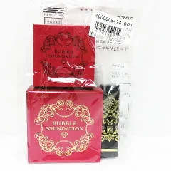 新品 未開封 CRYSTAL JEMMY クリスタルジェミー ジェミーネフェルタリ リンクルバブルファンデホワイト W＆EI 12g 詰め替え 12g リップスティック 07 ピンクベージュ キュート Z005-1210⑤