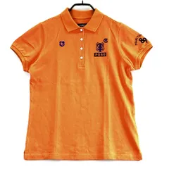 サイズ：2 PEARLY GATES パーリーゲイツ  半袖ポロシャツ  オレンジ系 [240101582977] ゴルフウェア レディース ストスト