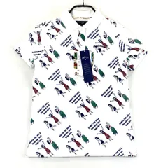 サイズ：M CALLAWAY キャロウェイ  半袖ポロシャツ 総柄 ホワイト系 [240101583495] ゴルフウェア レディース ストスト