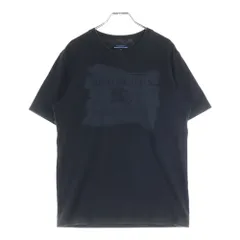 BURBERRY BLUE LABEL (バーバリーブルーレーベル) ロゴプリント クルーネック 半袖Tシャツ カットソー ブラック E3P50-205-09