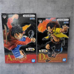 【新品・未開封】一番くじ ワンピース 覇ノ躍動 A賞 モンキー・D・ルフィ BATTLEフィギュア D賞 ポートガス・D・エース BATTLEフィギュア 2体セット