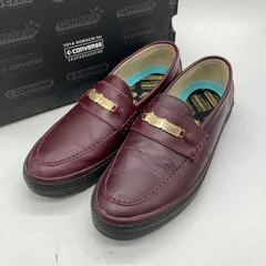 CONVERSE SKATEBOARDING コンバース CSローファーSKトウヤホリウチプラス スニーカー 1SD207 レザーシューズ 箱付き メンズ 28cm レッドブラウン 靴 B15460◆のサムネイル