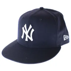 NEW ERA (ニューエラ) MoMA 59FIFTY New York Yankees モマ ニューヨークヤンキース 6パネル ベースボールキャップ 帽子 ネイビー