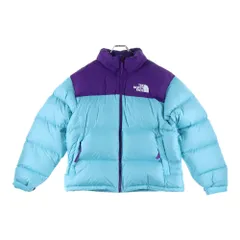 THE NORTH FACE (ザノースフェイス) 1996 RETRO NUPTSE JACKET レトロ ヌプシ ジップアップ ダウンジャケット パープル/ライトブルー NF0A3C8D