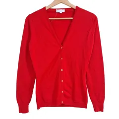 JOHN SMEDLEY(ジョンスメドレー) カーディガン サイズS レディース - レッド 長袖