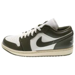 NIKE (ナイキ) WMNS AIR JORDAN 1 LOW ウィメンズ エアジョーダン 1 ローカットスニーカー カーキ US8.5/25.5cm DC0774-122