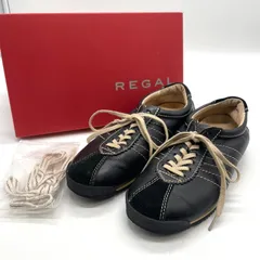 REGAL リーガル レザースニーカー BE53 本革キップ レディース 23<!-利用不可文字-!>p ブラック 黒 レザー 革 スエードのサムネイル