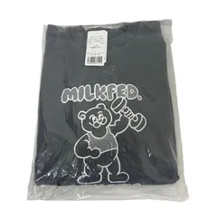 MILKFED. ミルクフェド ATHLETIC CLUB SWEAT TOP トレーナー チャコール Lサイズ レディース トップス 袋入り 【新品】 42512K65