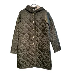 LAVENHAM (ラヴェンハム) ■ ③ キルティングコート レディース グリーン 8