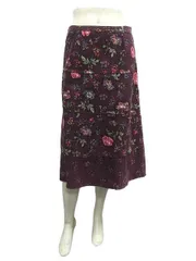 【中古】LAURA ASHLEY  ローラ アシュレイ スカート　秋冬　コーデュロイ　フレアスカート＿S24＿セルモアから出品＿s-0303-r24