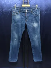 +送料無料※メルカリshop取引では対象外)+DSQUARED2 ディースクエアード2 スリム デニム ズボン 34