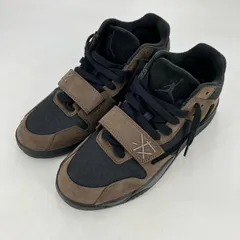 【イオン広店】 中古 NIKE | ナイキ スニーカー Travis Scott × Nike Jordan Jumpman Jack TR CJ1 T-Rexx FZ8117-204 ブラウン 27cm 【126】