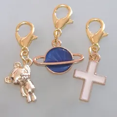 【243】ミニサイズ♡ファスナーチャーム♡3個セット アクセサリー - チャーム