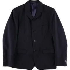 古着 ピエールカルダン Pierre Cardin ストライプ柄 テーラードジャケット メンズS相当/eaa601305