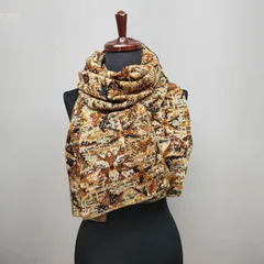 MISSONI　ミッソーニ　ストール　マフラー　ゴールド　マルチカラー