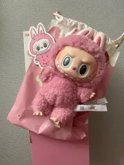 (新品) 正規品 POP MART (ポップマート) Labubu(ラブブ）マカロン リー キーホルダー