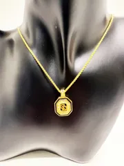 Dior クリスチャンディオール ネックレス CD ロゴ ラインストーン　M486