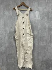 the superior labor シュペリオール レイバー シンプル ボタン カジュアル サロペット オーバーオール size02/白 ■■ レディース