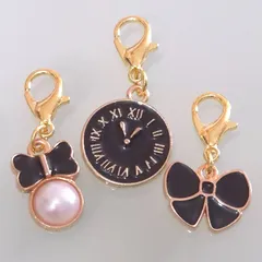 【251】ミニサイズ♡ファスナーチャーム♡3個セット アクセサリー - チャーム
