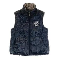 サイズ：LL FILA GOLF フィラゴルフ  中綿ベスト  ブラック系 [240101586803] ゴルフウェア レディース ストスト