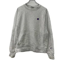 Champion ロゴスウェット トレーナー SMALL ライトグレー チャンピオン プルオーバー 刺繍ワンポイント 無地スウェット 秋物 a712-5787