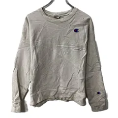 Champion ロゴスウェット トレーナー M ベージュ系 チャンピオン リバースウィーブ プルオーバー トップス 秋物 a712-5838