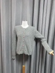 高級 アンゴラ カーディガン