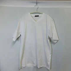 COMMECA ISM コムサイズム FEEL-COOL VネックTシャツ ホワイト Lサイズ □〇