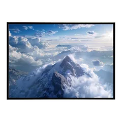 【B2サイズ（約51x73cm）】【lh-poster-7889】ポスター 山 マウンテン 山頂 景色 尾根 空 登山 ポスター インテリア フォト 写真 絵画