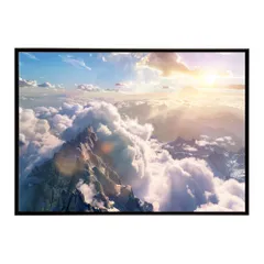 【A1サイズ（約59x84cm）】【lh-poster-7899】ポスター 山 マウンテン 山頂 景色 尾根 空 登山 ポスター インテリア フォト 写真 絵画