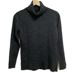 Aquascutum(アクアスキュータム) 長袖セーター サイズ9 M レディース - ダークグレー タートルネック