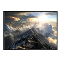 【A1サイズ（約59x84cm）】【lh-poster-7908】ポスター 山 マウンテン 山頂 景色 尾根 空 登山 ポスター インテリア フォト 写真 絵画