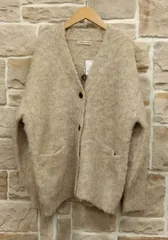 M1【新品未使用品】フリークスストア FREAKS STORE ニット カーディガン おすすめ あったかい FREESIZE 大きめサイズ ゆったりサイズ