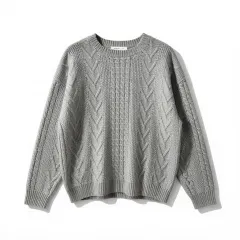 L'EAU ケーブルニット