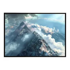 【B1サイズ（約73x103cm）】【lh-poster-7931】ポスター 山 マウンテン 山頂 景色 尾根 空 登山 ポスター インテリア フォト 写真 絵画