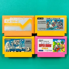 【カセットのみ４点セット】ファミコン マリオブラザーズ スーパーマリオブラザーズ スーパーマリオブラザーズ3 スーパーマリオUSA FC